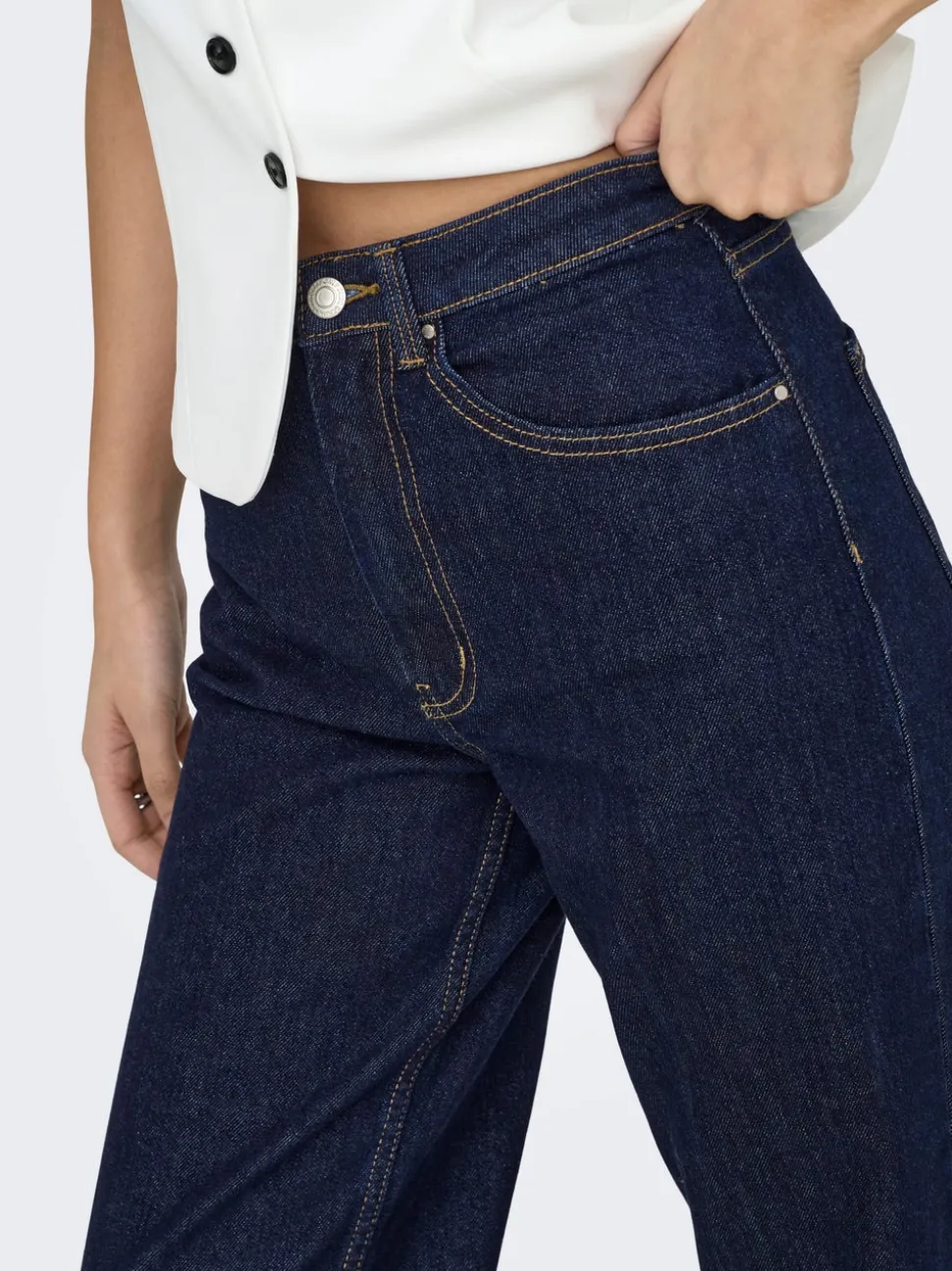ONLJUICY Vita alta Wide Leg Fit Jeans