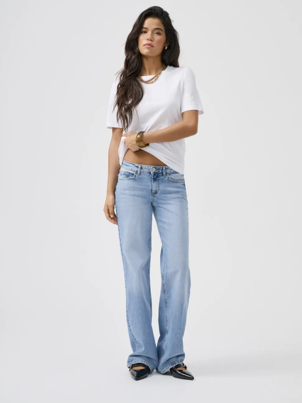 ONLJUICY Vita bassa Wide Leg Fit Jeans