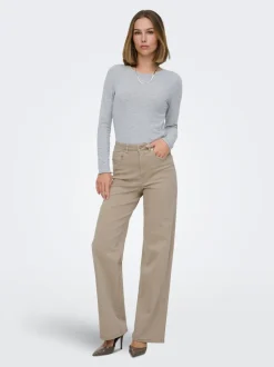 ONLJUICY-MISSOURI Wide Leg Fit Pantaloni a gamba larga