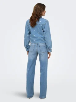 ONLJULLES Vita bassa Wide Leg Fit Jeans