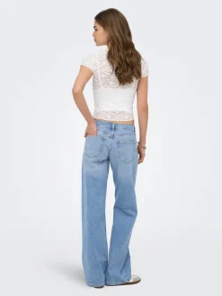 ONLJULLES Vita bassa Wide Leg Fit Jeans