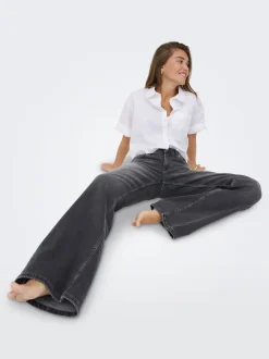 ONLJULLES Vita bassa Wide Leg Fit Jeans