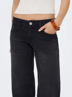 ONLJULLES Vita molto bassa Wide Leg Fit Jeans