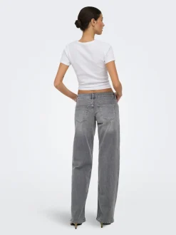 ONLJULLES Vita molto bassa Wide Leg Fit Jeans