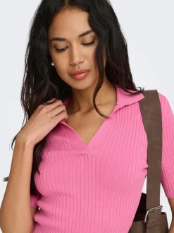 ONLKAYA Capo in maglia con colletto polo