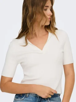 ONLKAYA Capo in maglia con colletto polo