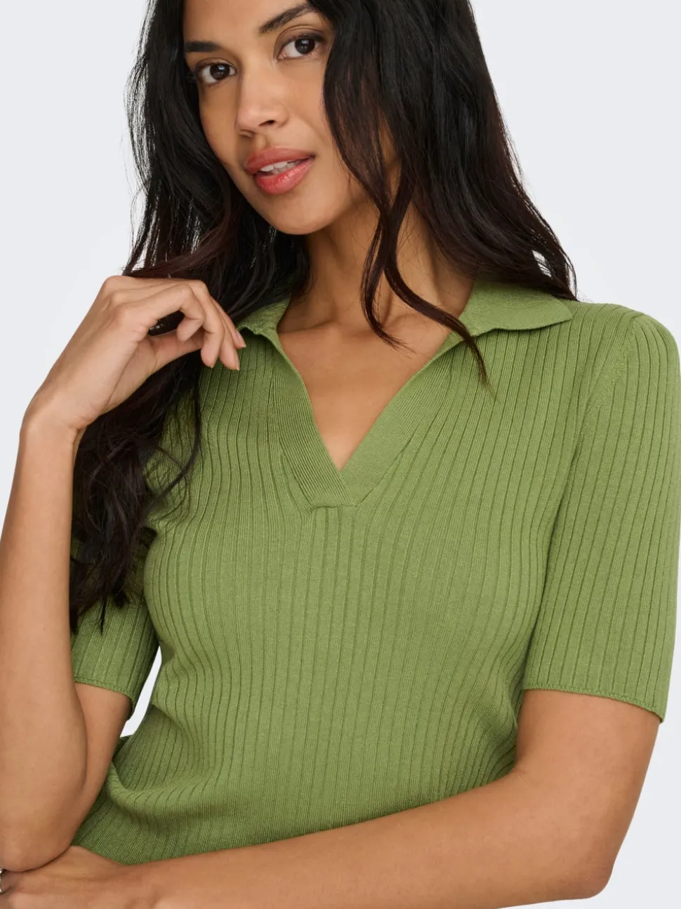 ONLKAYA Capo in maglia con colletto polo