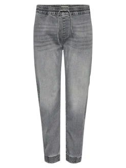ONLKELDA Vita media Carrot Fit Jeans