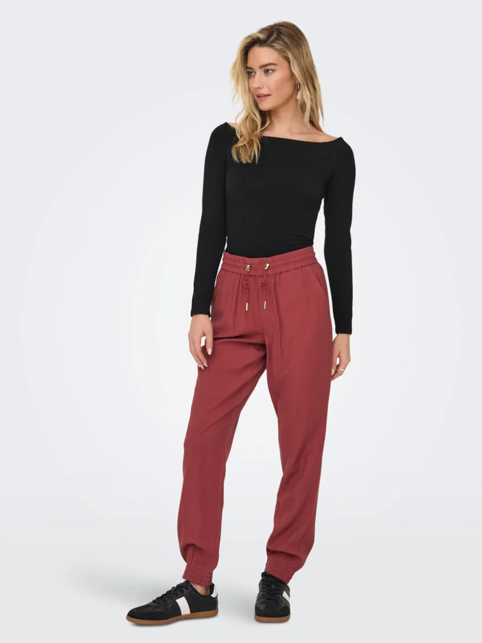 ONLKELDA-EMERY Regular Fit Pantaloni a gamba larga
