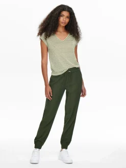 ONLKELDA-EMERY Regular Fit Pantaloni a gamba larga