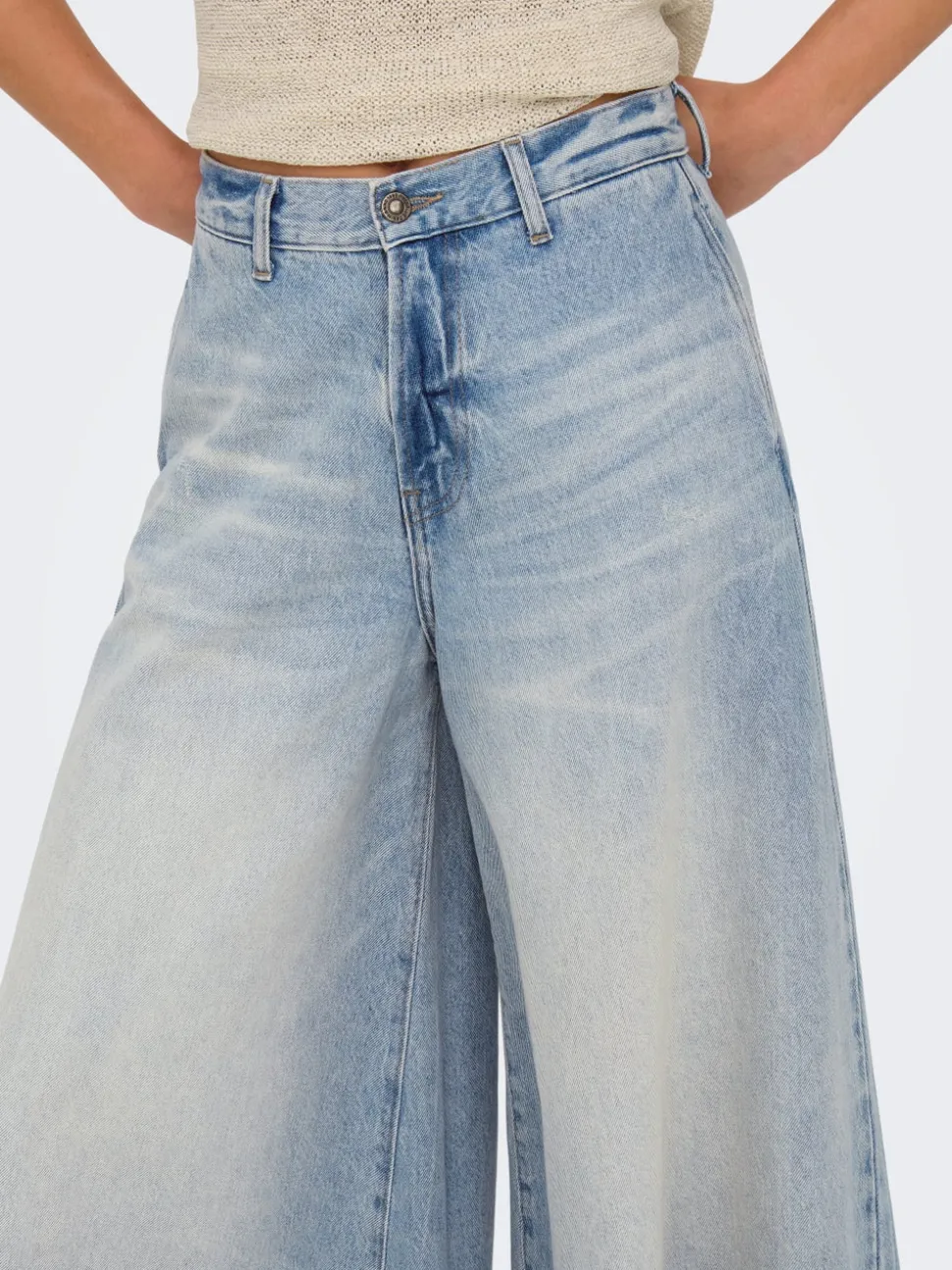 ONLLA Vita alta Wide Leg Fit Lungo Jeans