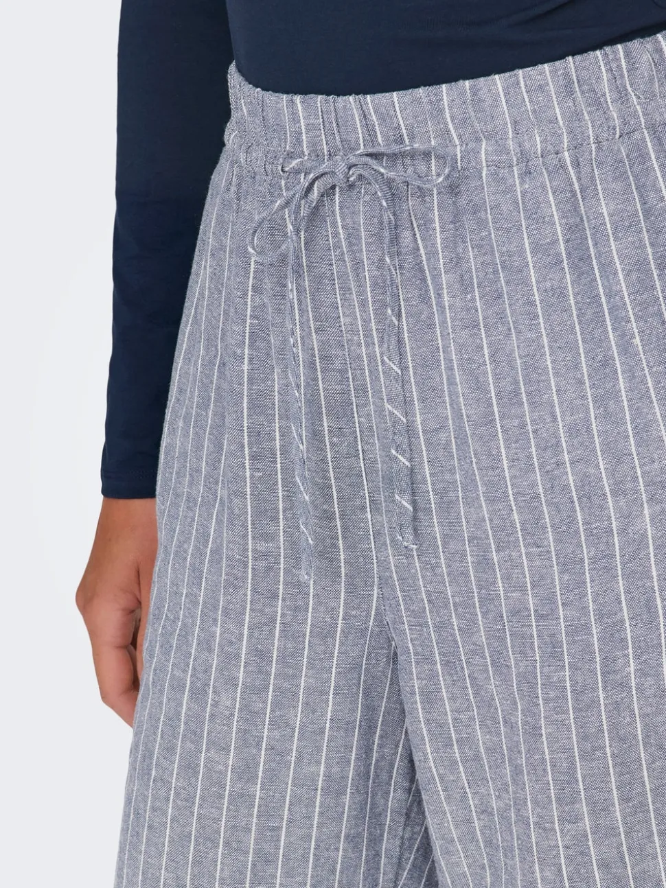 ONLLUDO Loose Fit Lino Pantaloni