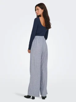 ONLLUDO Loose Fit Lino Pantaloni