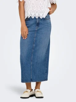 ONLLUMI Denim Gonna in jeans Gonna midi