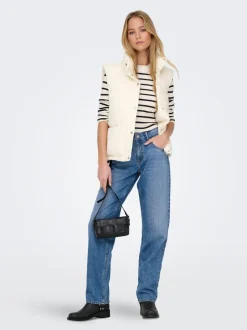 ONLLUMI Vita media Mom Fit Jeans
