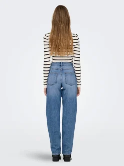 ONLLUMI Vita media Mom Fit Jeans