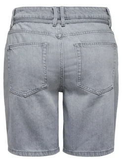 ONLLUMI Vita media Wide Leg Fit Bermuda in jeans