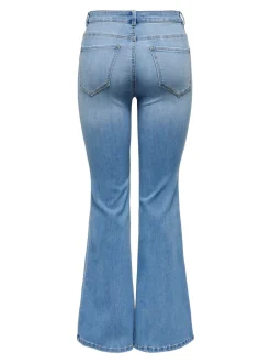 ONLLUSH Vita media Retro Flared Fit Jeans