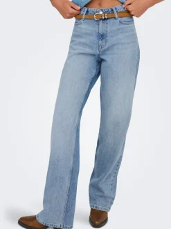 ONLMADDIE-O Vita alta Wide Leg Fit Jeans
