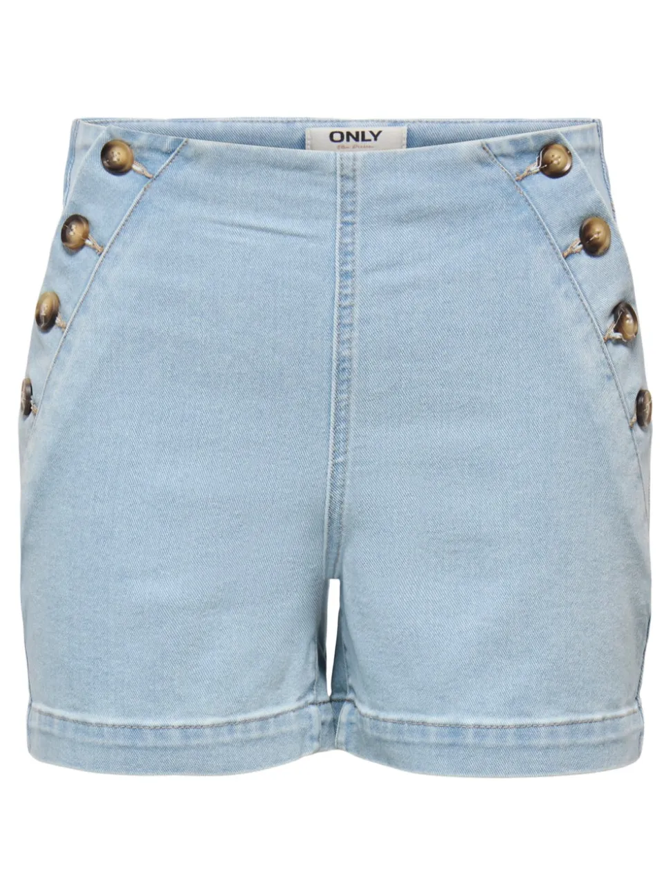 ONLMADELINE Vita alta Regular Fit Bermuda in jeans