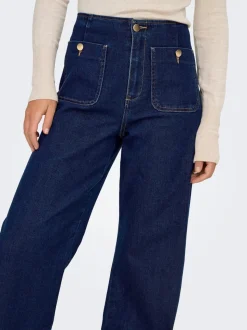 ONLMADELINE Vita alta Wide Leg Fit Jeans