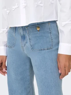 ONLMADELINE Vita alta Wide Leg Fit Jeans