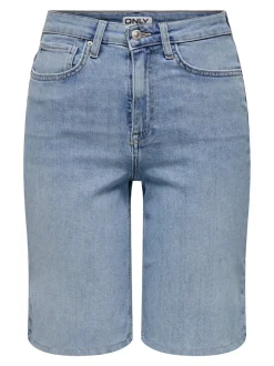 ONLMADISON Vita alta Regular Fit Bermuda in jeans