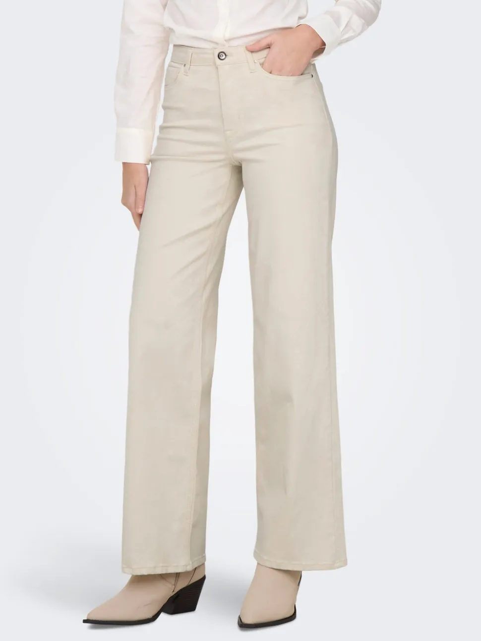 ONLMADISON Vita alta Wide Leg Fit Jeans