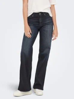 ONLMADISON Vita alta Wide Leg Fit Jeans