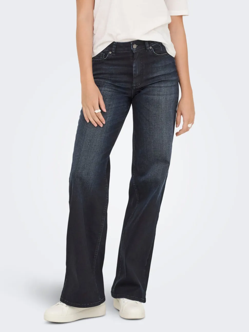 ONLMADISON Vita alta Wide Leg Fit Jeans