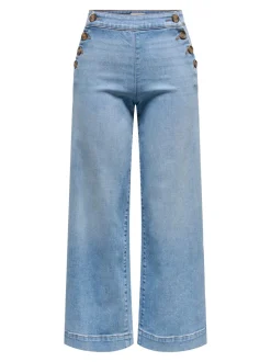 ONLMADISON Vita alta Wide Leg Fit Jeans