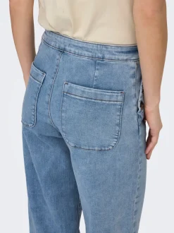 ONLMADISON Vita alta Wide Leg Fit Jeans