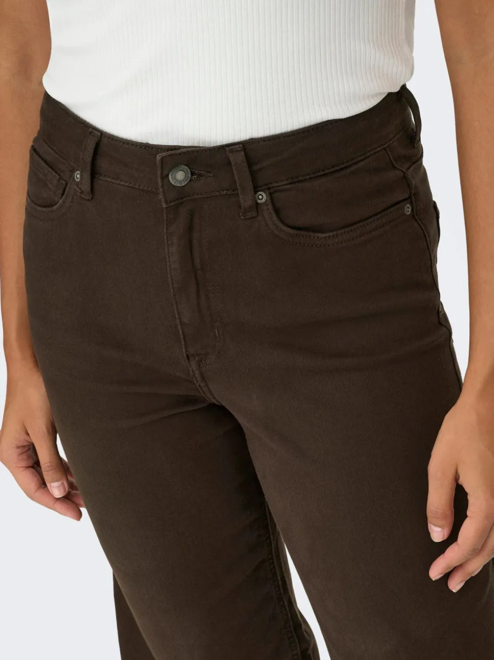 ONLMADISON Vita alta Wide Leg Fit Jeans