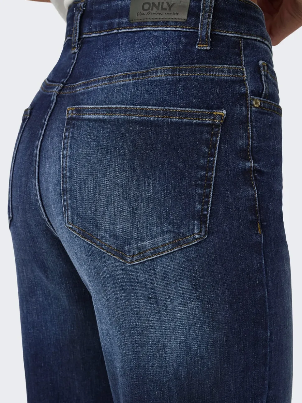 ONLMADISON Vita alta Wide Leg Fit Jeans