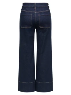 ONLMADISON Vita alta Wide Leg Fit Cropped Jeans