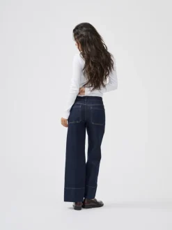 ONLMADISON Vita alta Wide Leg Fit Cropped Jeans