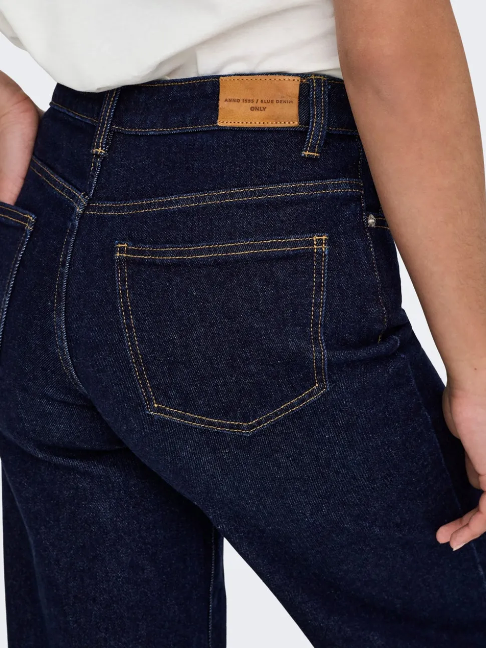ONLMADISON Vita alta Wide Leg Fit Jeans