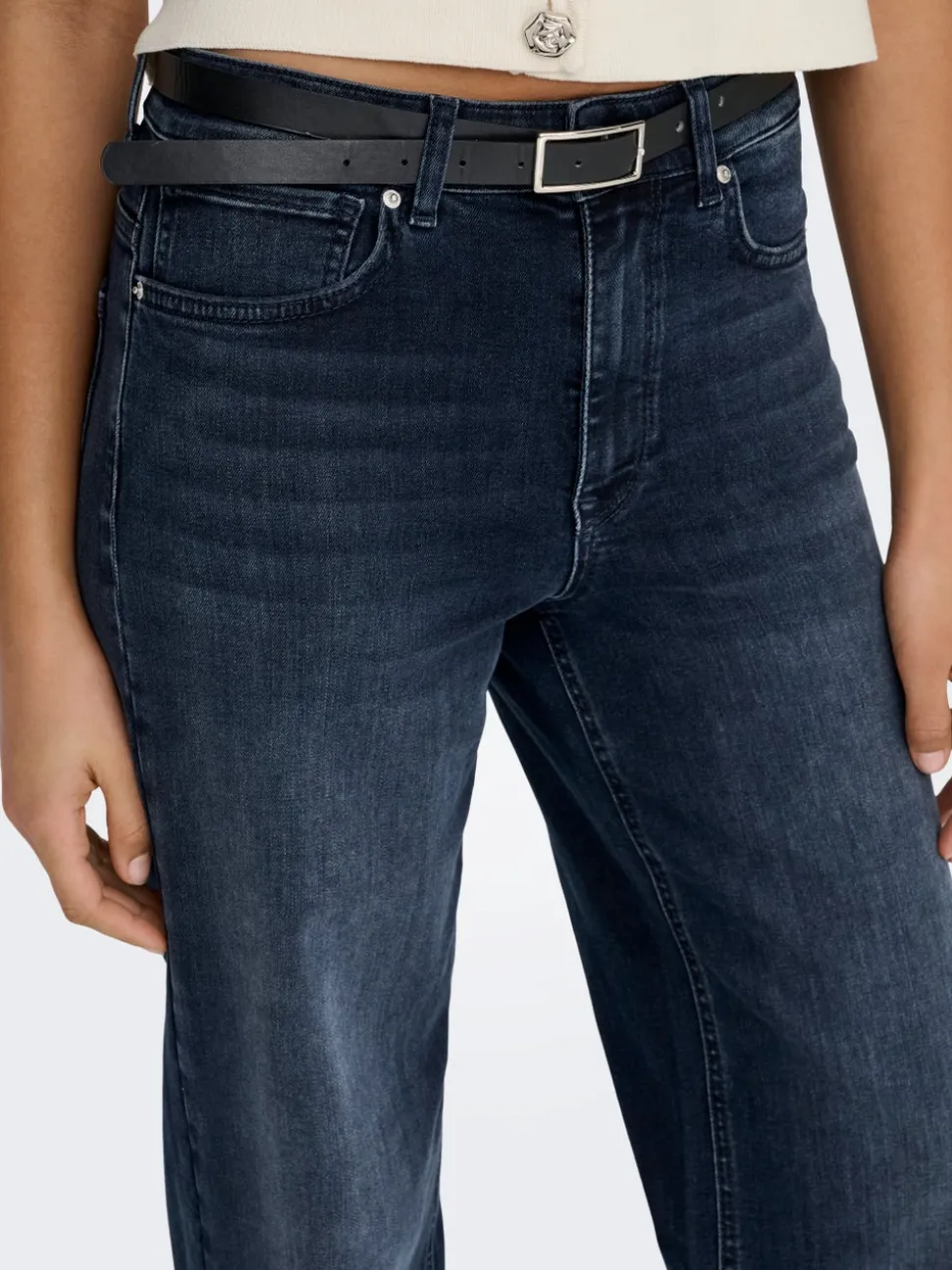 ONLMADISON Vita alta Wide Leg Fit Jeans