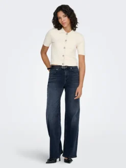 ONLMADISON Vita alta Wide Leg Fit Jeans