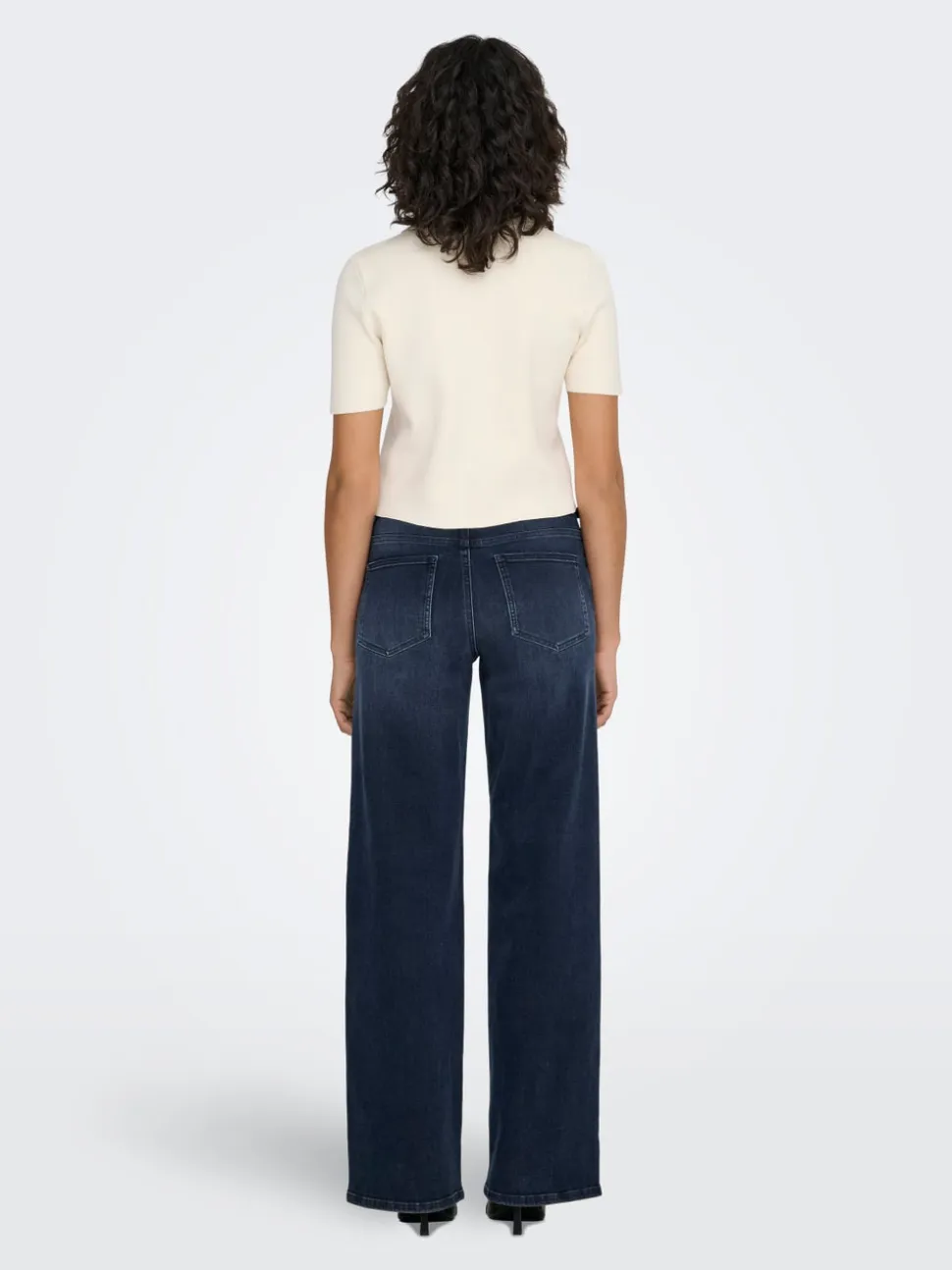 ONLMADISON Vita alta Wide Leg Fit Jeans