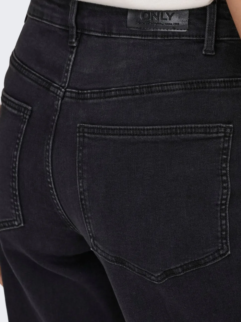 ONLMADISON Vita alta Wide Leg Fit Jeans