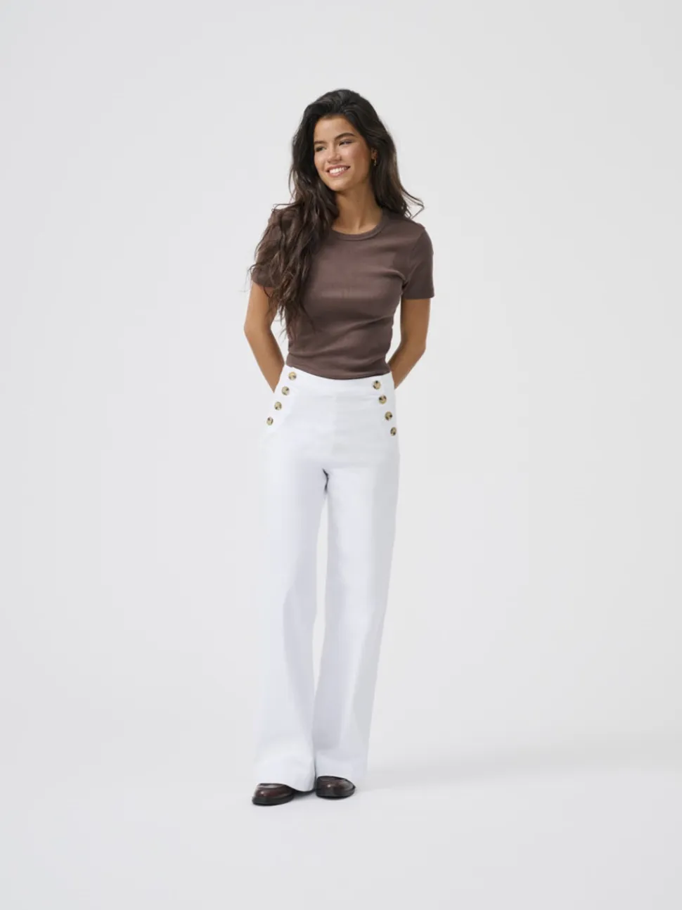 ONLMADISON Vita alta Wide Leg Fit Jeans