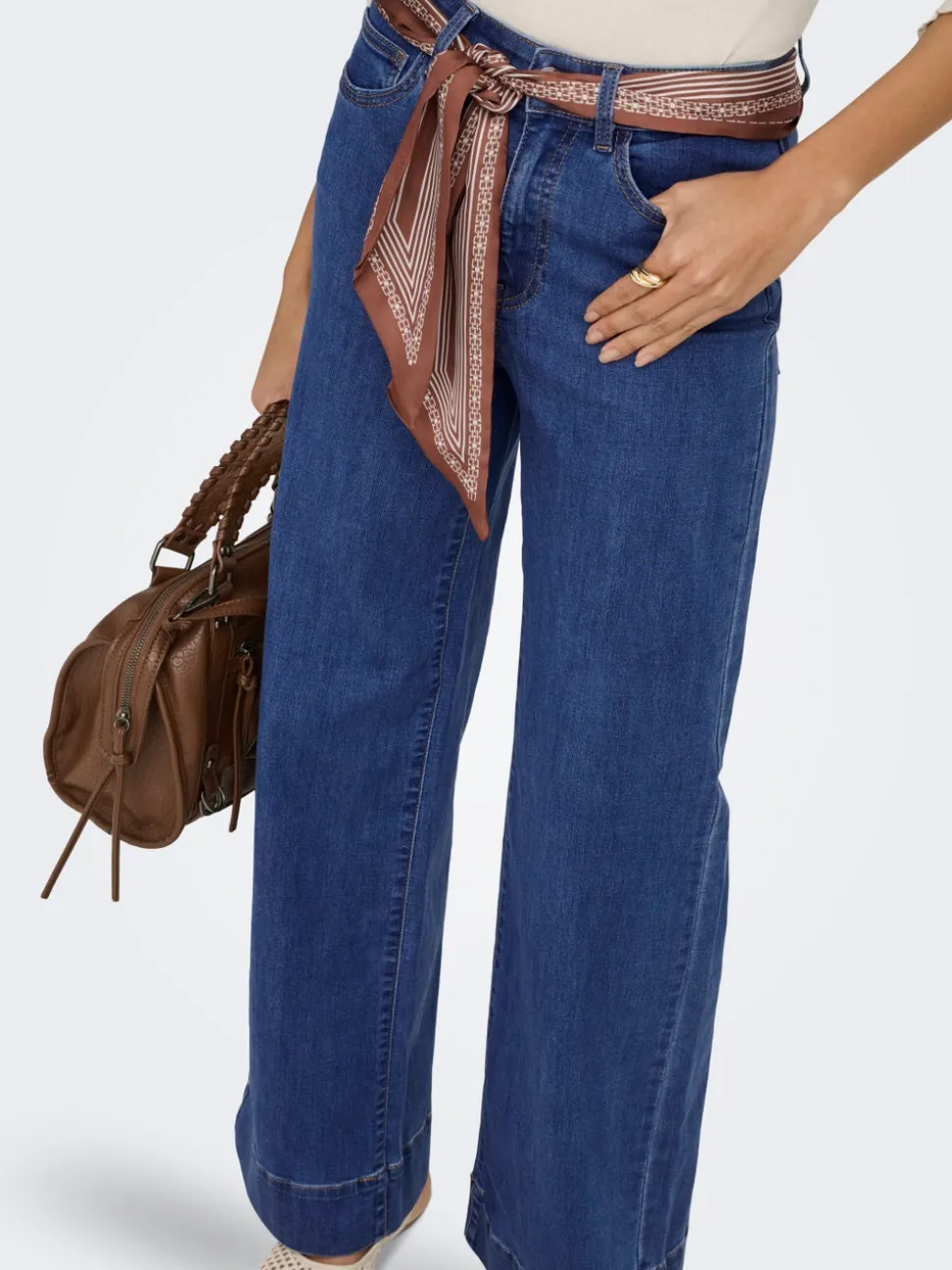 ONLMADISON Vita alta Wide Leg Fit Jeans
