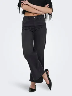 ONLMADISON Vita alta Wide Leg Fit Jeans