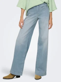 ONLMADISON Vita alta Wide Leg Fit Jeans