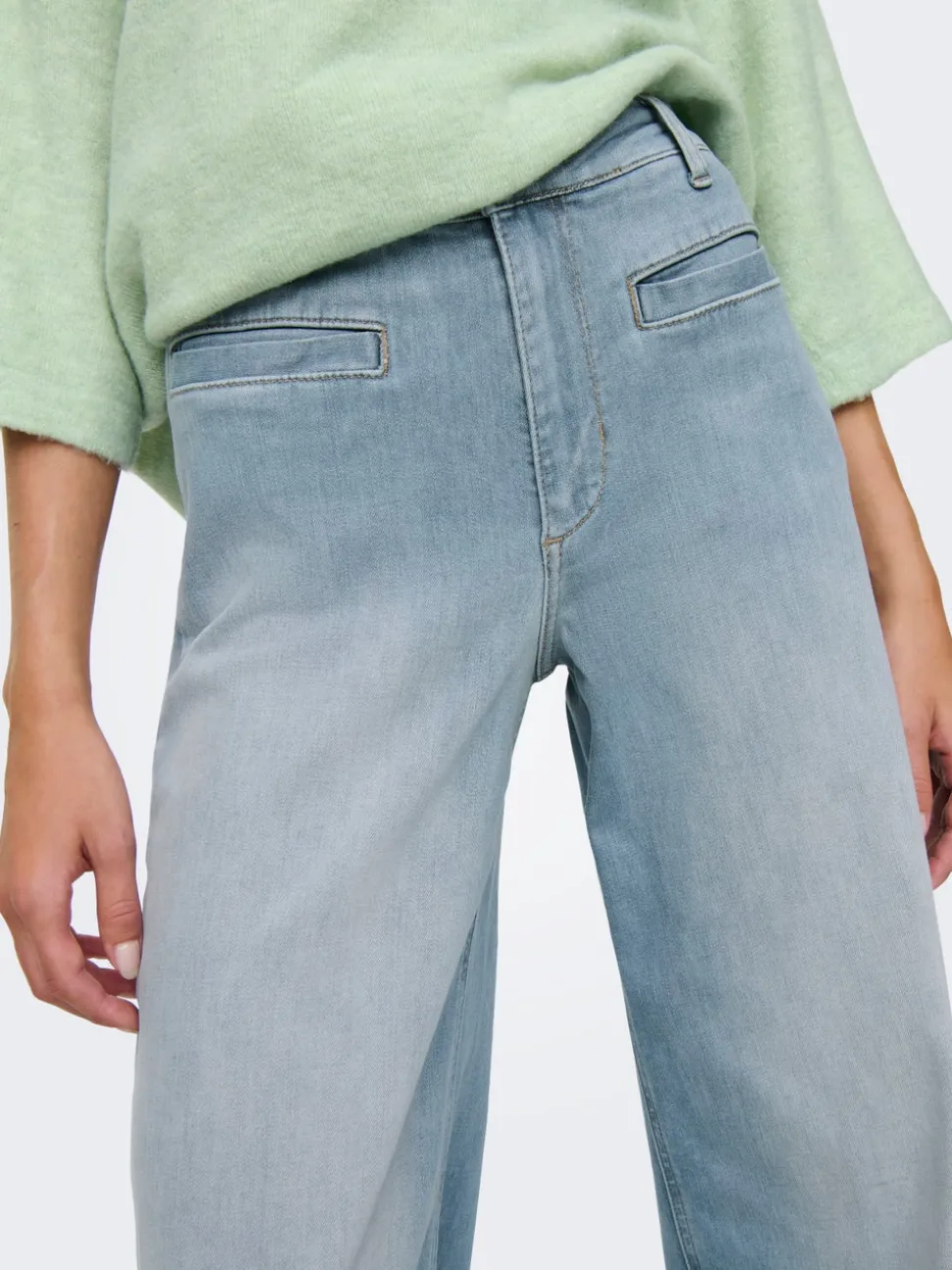 ONLMADISON Vita alta Wide Leg Fit Jeans