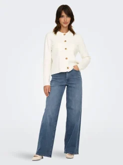 ONLMADISON Vita alta Wide Leg Fit Jeans