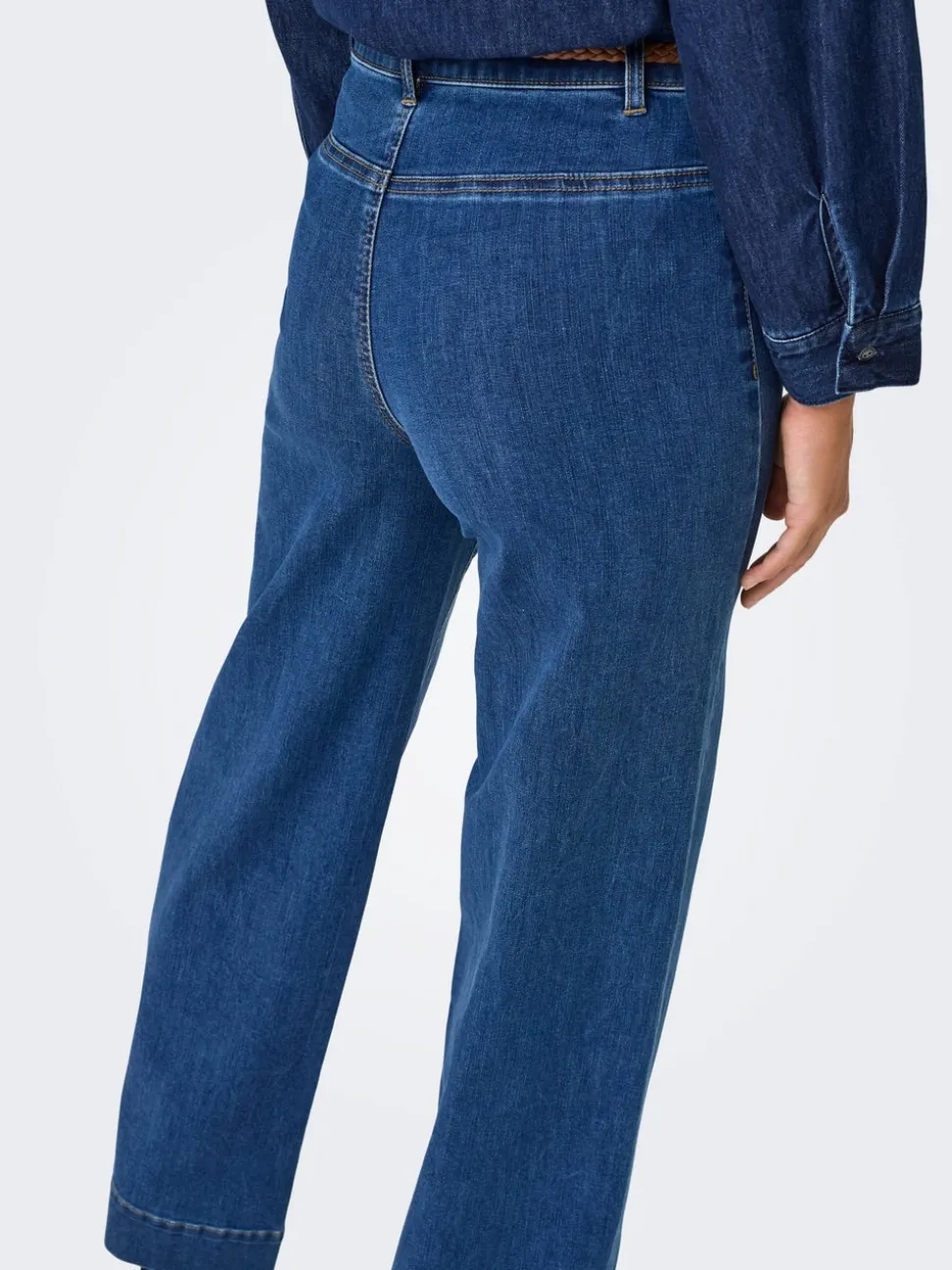 ONLMADISON Vita alta Wide Leg Fit Jeans
