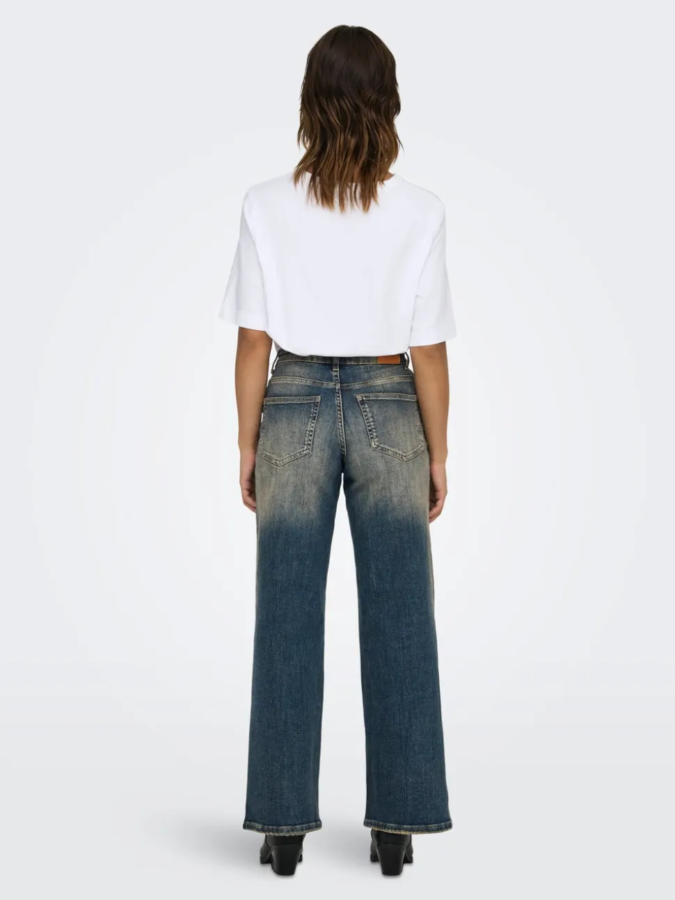 ONLMADISON Vita alta Wide Leg Fit Jeans