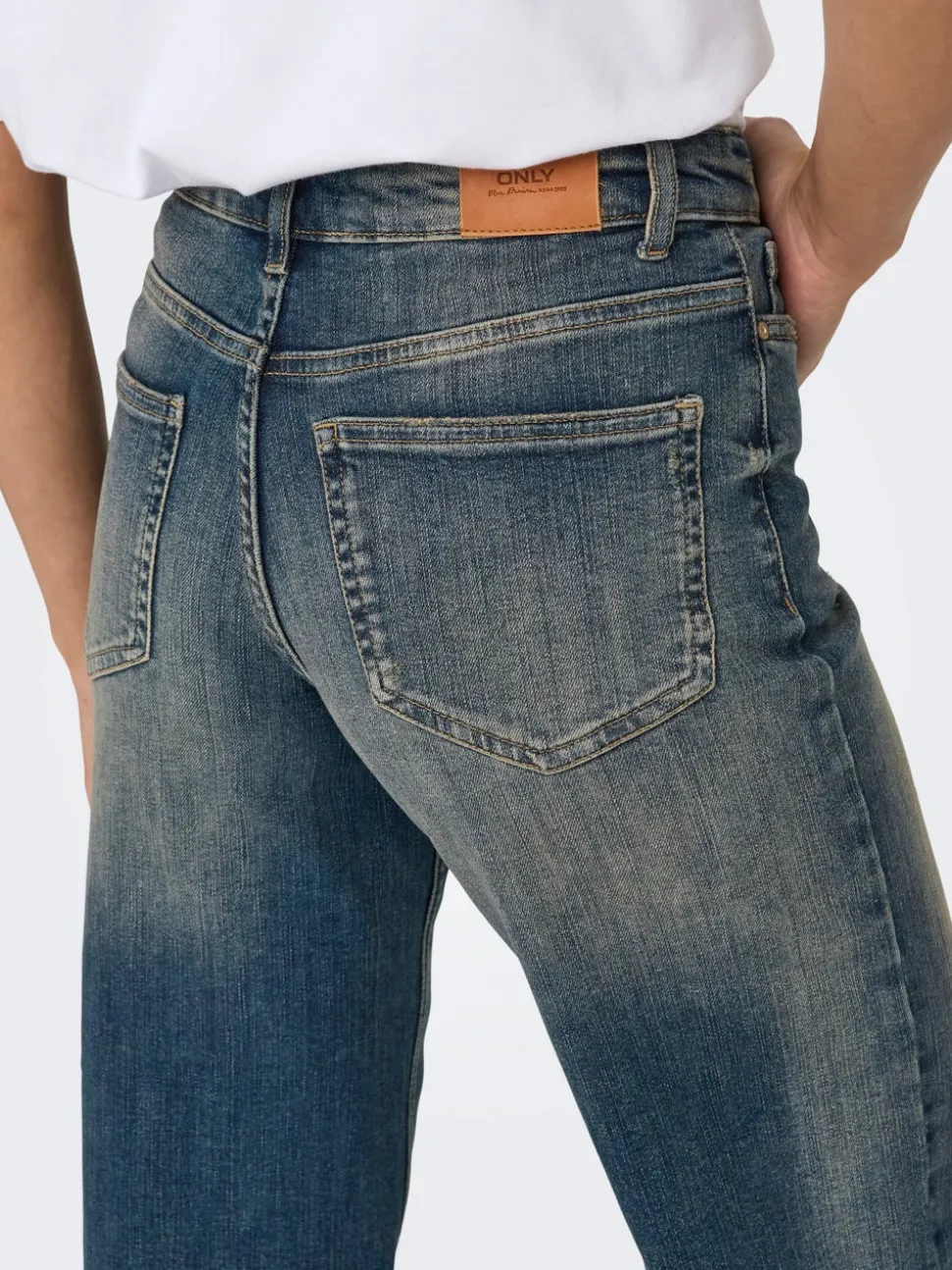 ONLMADISON Vita alta Wide Leg Fit Jeans